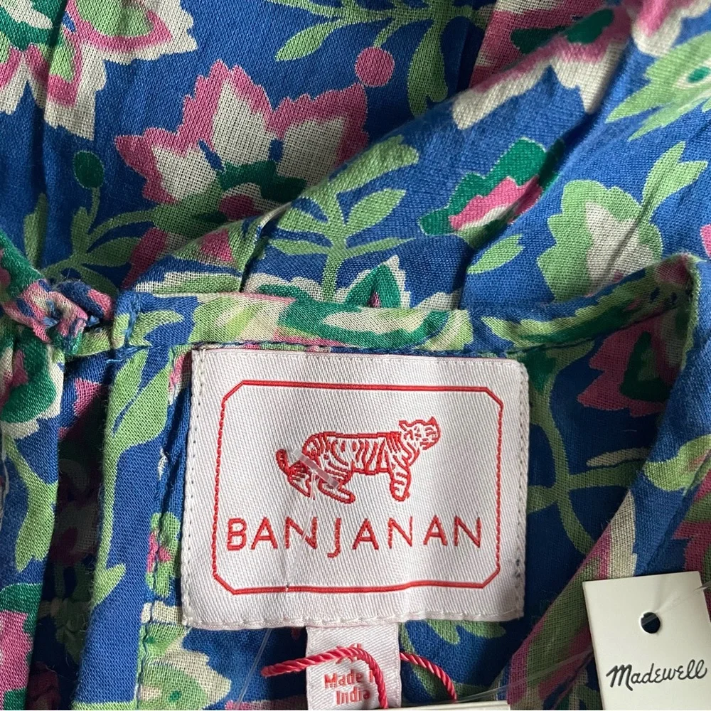 New! Banjanan Iris Dress In Poppy Mallow Surf blue NWT 30637_7